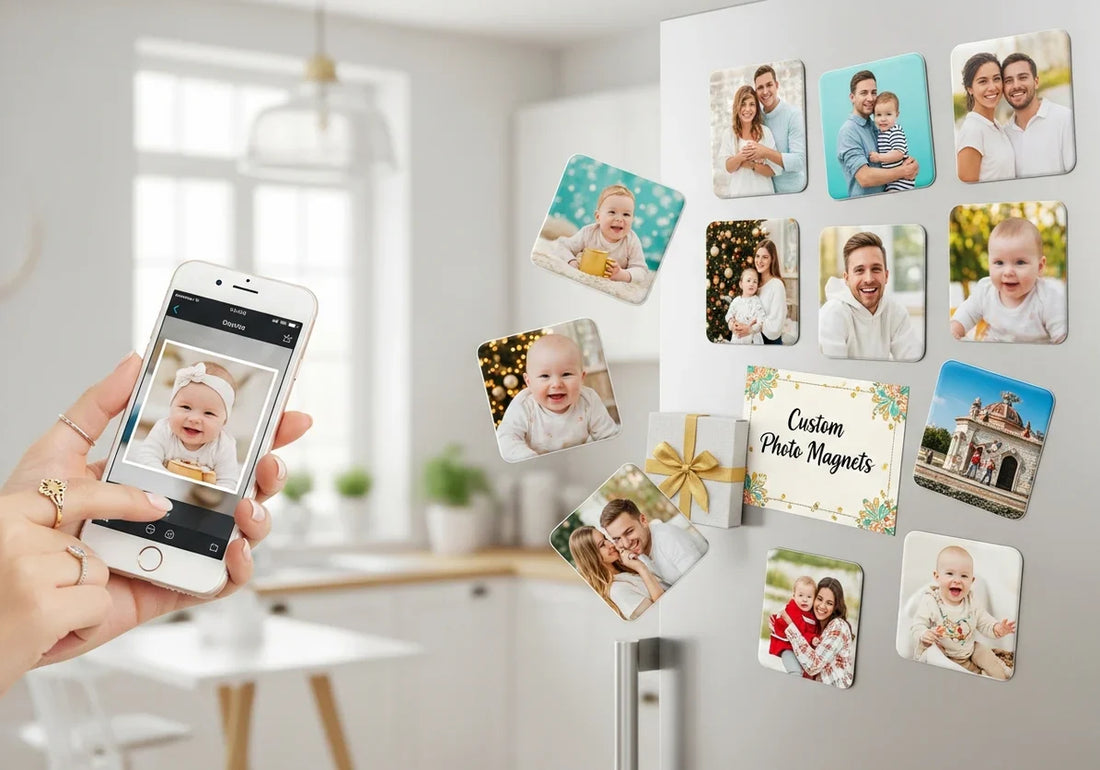 Personalised fridge photo magnet Australia