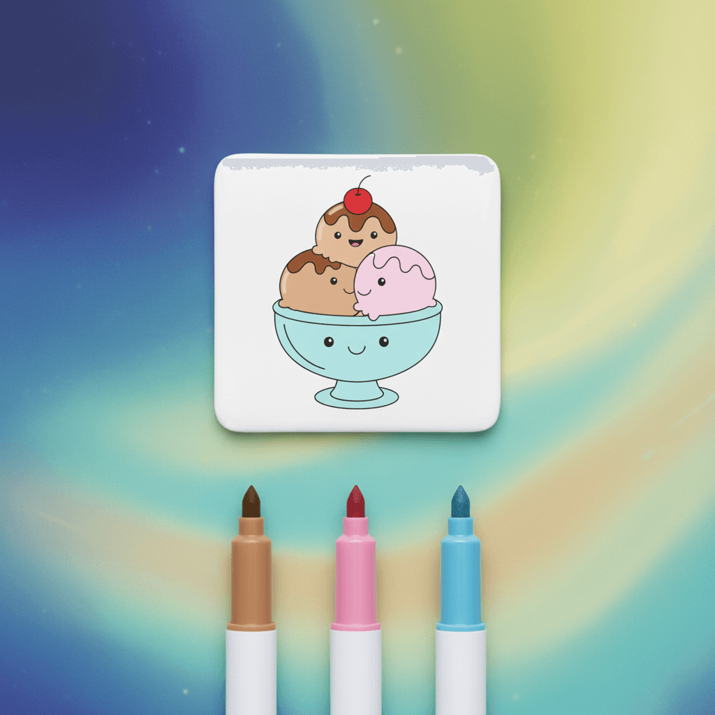 Adoreables: Colour Edition 🎨 | Reusable Colour-Your-Own Magnets for Kids