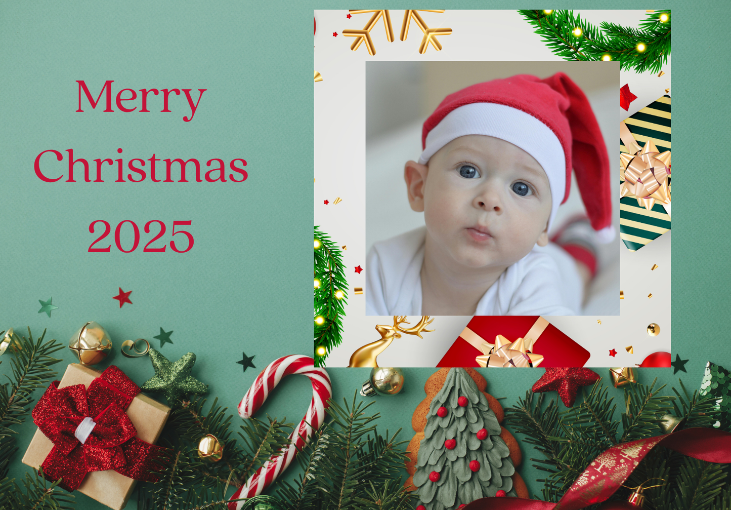 A Christmas to Adore π β Personalised Christmas Photo Magnets