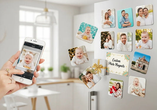 Personalised fridge photo magnet Australia