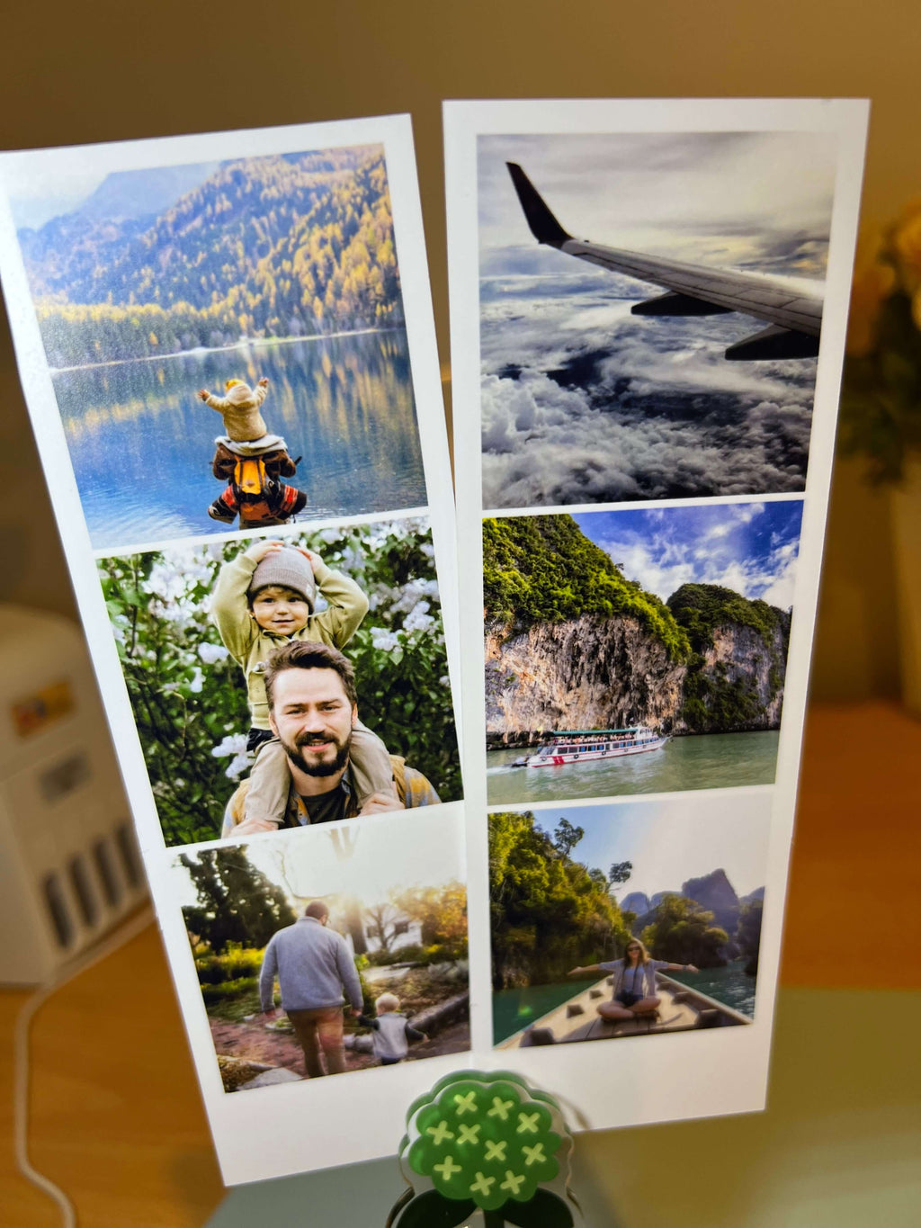 4 x Ímãs de fotos personalizados