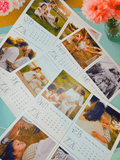 Photo calendar, magnet calendar