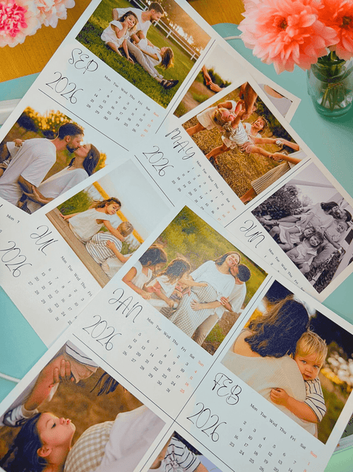 Photo calendar, magnet calendar