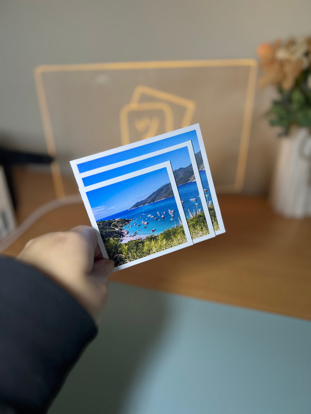4 x Ímãs de fotos personalizados