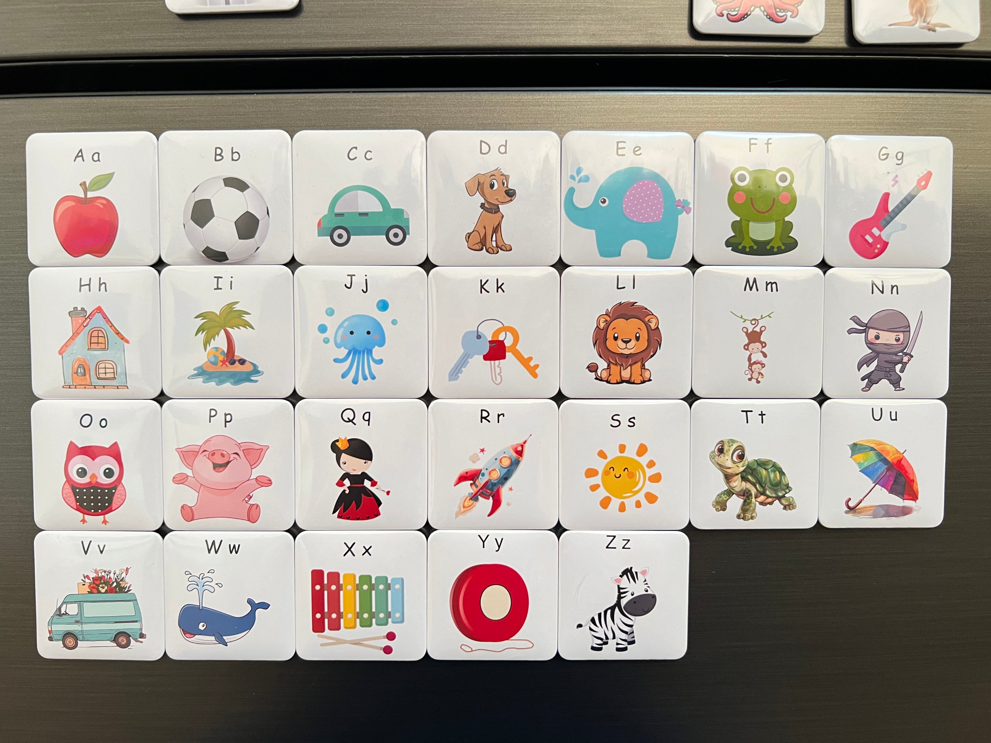 ABCs Magnets – Personalised Kids Alphabet Magnets