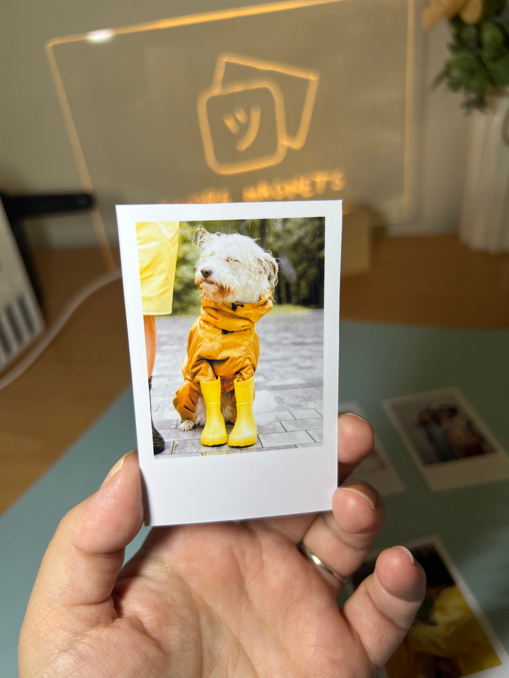 4 x Ímãs de fotos personalizados