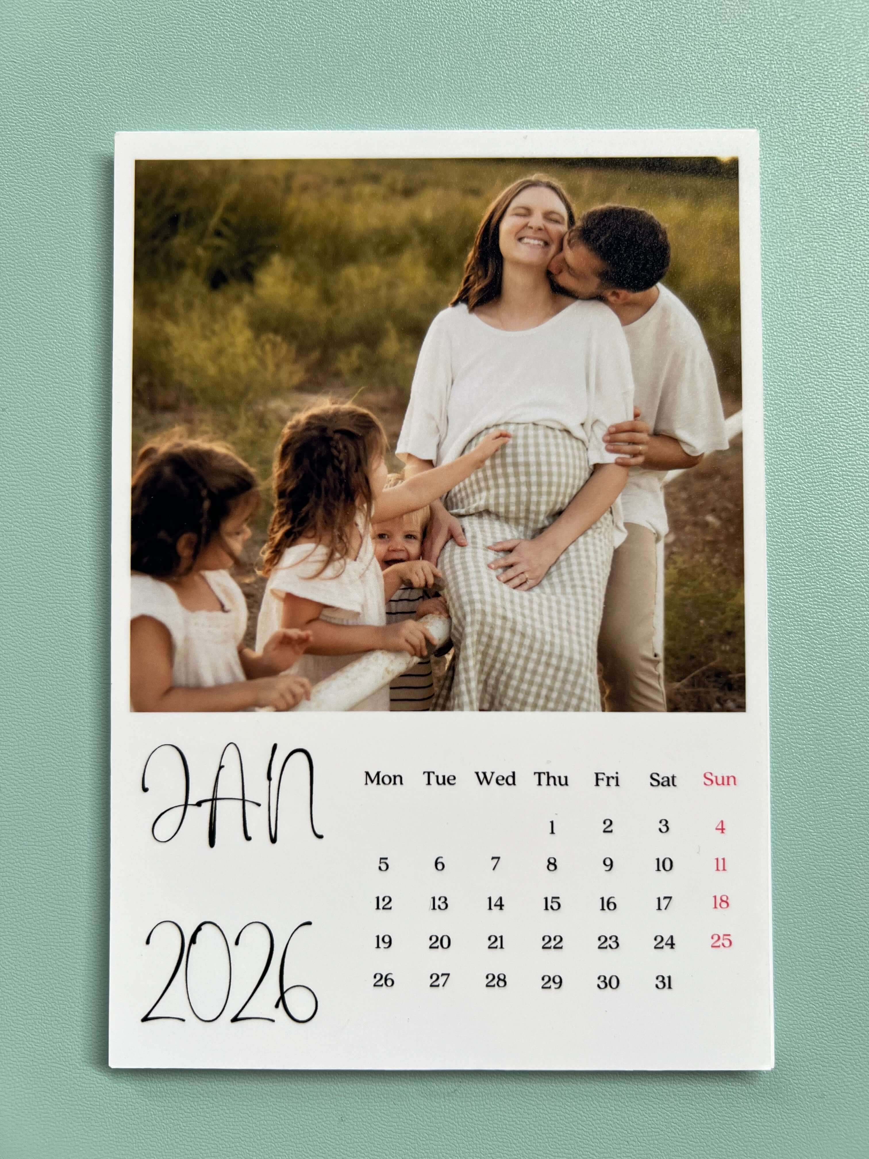 A Year to Adore – Personalised Calendar Magnets