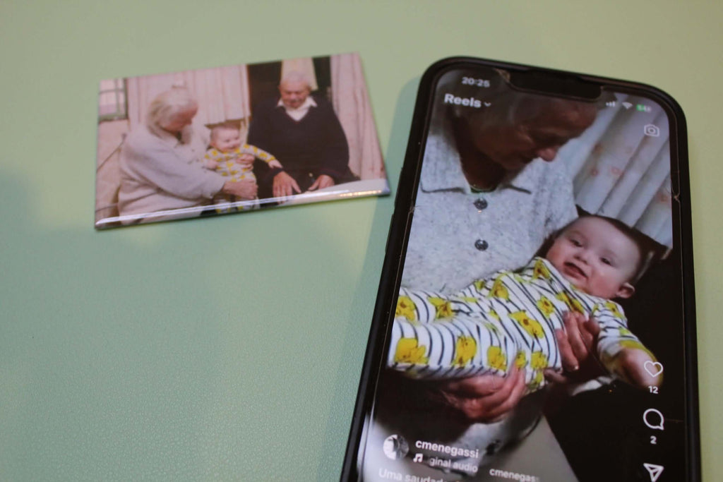 4 x Ímãs de fotos personalizados