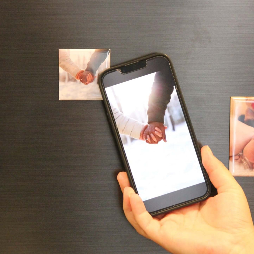 4 x Ímãs de fotos personalizados