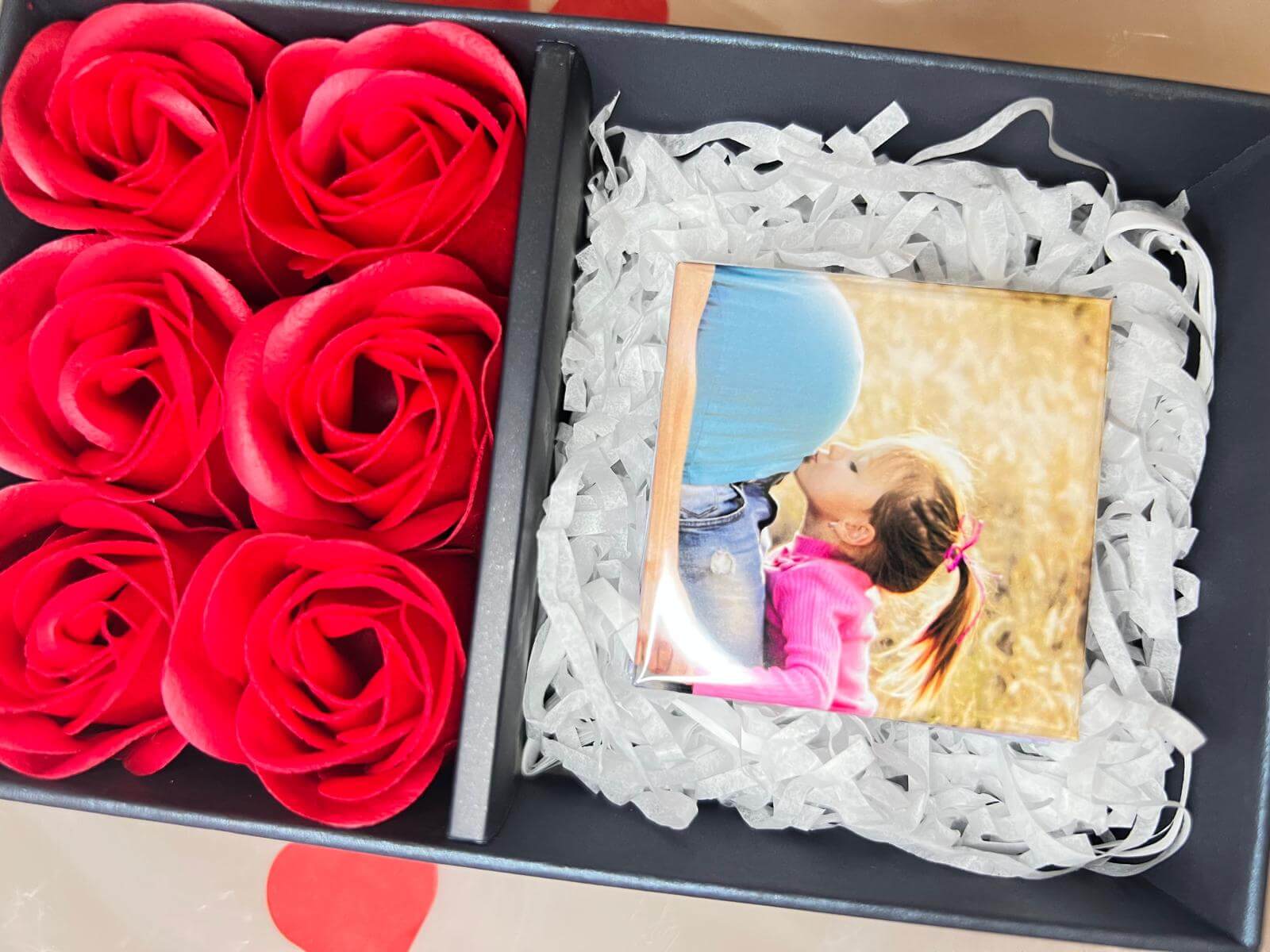 Gift Box with Flowers